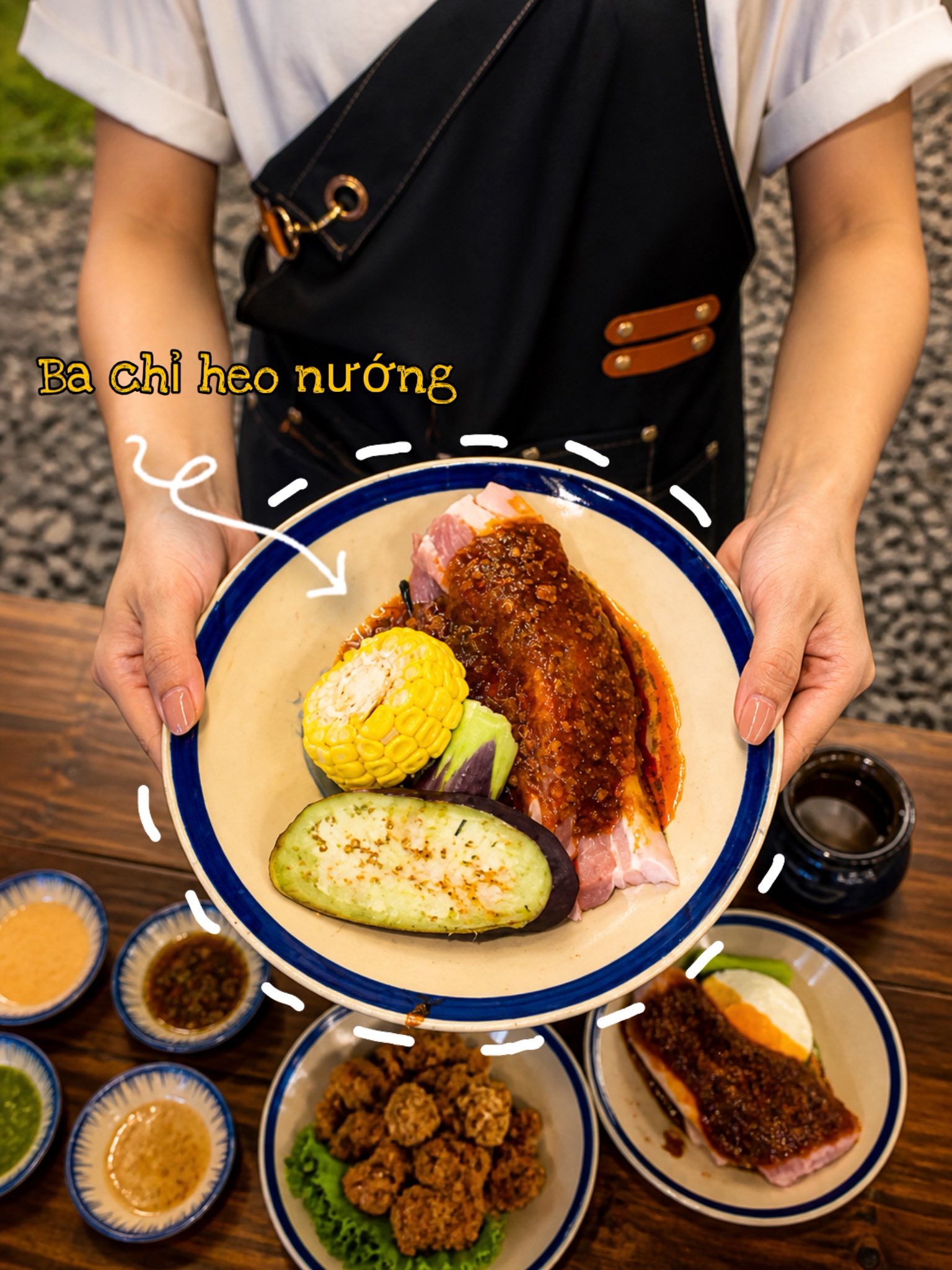 Ba chỉ heo nướng BBQ thơm ngon nức lòng tại Trạm Nướng Bất Ổn Thủ Dầu Một