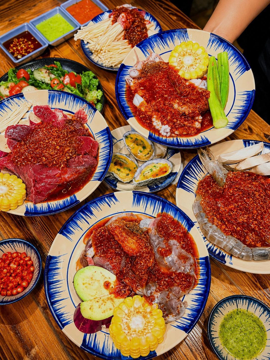 Combo nướng tại Trạm Nướng Bất Ổn