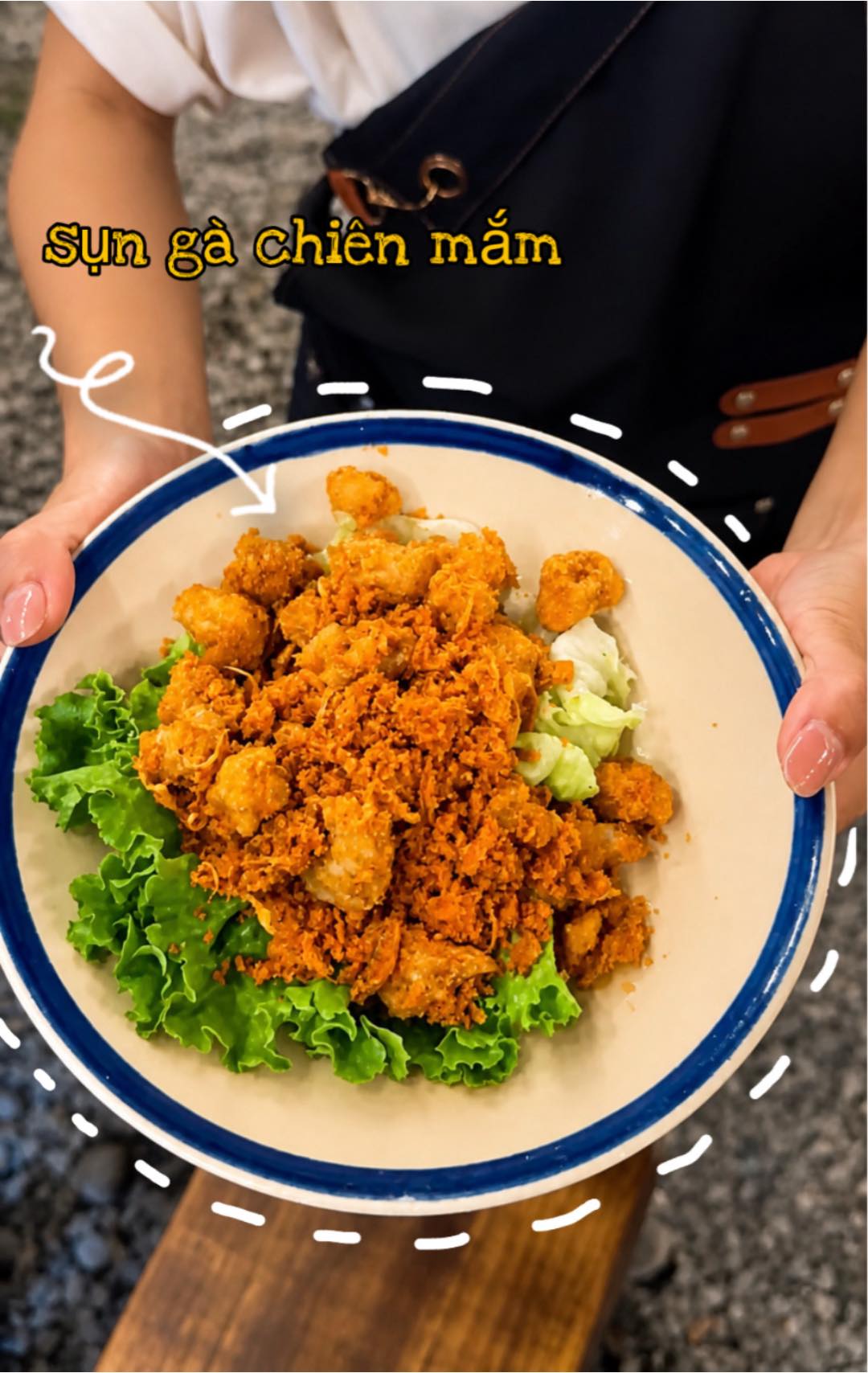 Sụn gà chiên mắm
